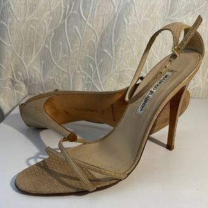 Manolo Blahnik Strappy Heels